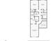 Floor plan showcases the layout of the second floor with bedroom, bathrooms, and closet dimensions at 1108 Blackwater Dr, Wesley Chapel, FL 33543