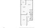 Detailed floor plan showcasing the layout of the first floor with dimensions for each room at 1108 Blackwater Dr, Wesley Chapel, FL 33543