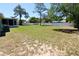 Spacious backyard with a privacy fence at 13180 Lawrence St, Spring Hill, FL 34609