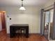 Dining area featuring table with seating and sliding glass doors to the lanai at 13180 Lawrence St, Spring Hill, FL 34609