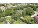 Overhead view of residence and backyard, emphasizing the serene and well-maintained outdoor space at 13460 Pia Ct, Spring Hill, FL 34609