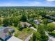 Aerial view of the property, showcasing the surrounding neighborhood and lush greenery at 2443 Glenridge Dr, Spring Hill, FL 34609