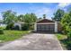 Single-story home featuring stone accents, a two-car garage, and a concrete driveway at 2443 Glenridge Dr, Spring Hill, FL 34609