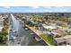 Picture of the community showcasing canal front homes and beautiful landscaping at 3907 Headsail Dr, New Port Richey, FL 34652