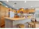 Spacious kitchen featuring ample counter space, wooden cabinets, and modern appliances at 4292 Tahiti Dr, Hernando Beach, FL 34607