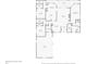 Detailed floor plan showcasing the layout of the home, including the kitchen, bedrooms, bathrooms, and living areas at 4485 Gevalia Dr, Brooksville, FL 34604