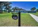 Hernando Oaks 55+ community's grill with picnic benches in a park-like setting at 4485 Gevalia Dr, Brooksville, FL 34604