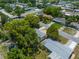 Aerial view of houses with mature trees at 4520 Blanche St, New Port Richey, FL 34652