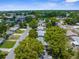 Aerial view of neighborhood with tree-lined streets at 4520 Blanche St, New Port Richey, FL 34652