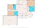 Detailed floor plan showcasing layout with spacious bedrooms, living areas, and a large garage at 4960 Hidden Knob Trl, Spring Hill, FL 34609