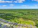 Stunning aerial view of new homes backing onto a vibrant green nature preserve at 5005 Southern Valley Loop, Brooksville, FL 34601