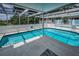 Spacious screened-in pool offering privacy and a relaxing outdoor experience at 5132 Flora Ave, Holiday, FL 34690