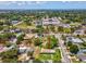 This aerial image showcases a home's proximity to schools, ideal for families looking for convenient educational access at 6823 Oak Hill Dr, New Port Richey, FL 34653