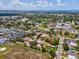 An aerial view showing proximity to a school and community amenities, highlighting the property's Gathering-friendly location at 6823 Oak Hill Dr, New Port Richey, FL 34653