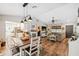 Open living space featuring a dining room, living room, and kitchen at 7340 20Th, Zephyrhills, FL 33540