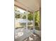Screened patio with a backyard view at 8409 Blue Rock Dr, New Port Richey, FL 34653