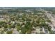 Wide aerial of neighborhood, showcasing nearby theme park attractions, mature trees, and pleasant residential streets at 9306 21St, Tampa, FL 33612