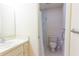 Bathroom with a single vanity, and tub/shower combo at 12511 Dearborn Dr, Hudson, FL 34667