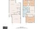 Detailed floor plan showcasing the layout of the home's two floors with labeled rooms and dimensions at 14008 Lugano Ct, Hudson, FL 34669