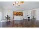 Spacious kitchen featuring an island and open floor plan at 15159 Durango Cir, Brooksville, FL 34604