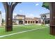 Commercial plaza with various businesses including a Taco Bus and a Metro Branz restaurant at 16697 Courtyard Loop, Land O Lakes, FL 34638