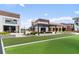 Well-maintained commercial area featuring a Banh Mi & Boba shop and attractive landscaping at 16697 Courtyard Loop, Land O Lakes, FL 34638