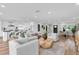 Spacious living room seamlessly connects to kitchen and dining areas, perfect for entertaining at 18102 Spencer Rd, Odessa, FL 33556