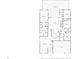 Detailed floor plan showcasing the layout of the home's first floor with key dimensions at 3243 Stonegate Falls Dr, Land O Lakes, FL 34638