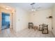 Inviting bonus room with tile flooring, a ceiling fan, and closet space at 3838 Lanyard Ct # B, New Port Richey, FL 34652