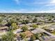 Aerial view of a residential community featuring tree-lined streets and various home styles at 4025 Stratfield Dr, New Port Richey, FL 34652