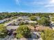 Aerial view of a residential community featuring tree-lined streets and various home styles at 4025 Stratfield Dr, New Port Richey, FL 34652