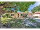 Quaint single-story home with a well-manicured front yard and an inviting entrance at 4025 Stratfield Dr, New Port Richey, FL 34652