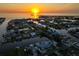 Waterfront home with stunning sunset views overlooking the open water and surrounding canals at 4387 6Th Isle Dr, Hernando Beach, FL 34607
