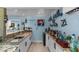 Bright bar area featuring beautiful granite countertops, lots of space, and decor at 4387 6Th Isle Dr, Hernando Beach, FL 34607