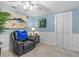 Comfortable bonus room with ceiling fan, fish decor, and easy access to the rest of the home at 4387 6Th Isle Dr, Hernando Beach, FL 34607