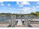 Waterfront dock with a canal view provides access to boating and water activities at 4387 6Th Isle Dr, Hernando Beach, FL 34607