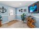 Inviting foyer featuring stylish decor, ample natural light, and a welcoming atmosphere at 4387 6Th Isle Dr, Hernando Beach, FL 34607
