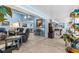 A game room includes a billiards table, additional seating, and is decorated with nautical and coastal-themed decor at 4387 6Th Isle Dr, Hernando Beach, FL 34607