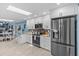 Updated kitchen with stainless steel appliances and granite countertops at 4387 6Th Isle Dr, Hernando Beach, FL 34607