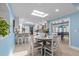 Kitchen and dining area with modern amenities, stylish countertops, and a breakfast nook at 4387 6Th Isle Dr, Hernando Beach, FL 34607