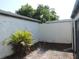 Cozy backyard area with privacy fence and some greenery at 4529 Keelboat Pl, New Port Richey, FL 34652