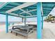 Community beach pavilion offering shaded picnic tables with easy access to the Gulf at 4942 Blue Heron Dr, New Port Richey, FL 34652