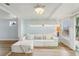 Cozy living room featuring a comfortable sectional sofa and coastal-inspired decor at 4942 Blue Heron Dr, New Port Richey, FL 34652
