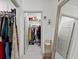 Organized walk-in closet with ample storage space for clothes, shoes, and accessories at 5328 Baldock Ave, Spring Hill, FL 34608