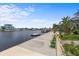 Waterfront home featuring a private dock and stunning canal views, ideal for boating and enjoying waterfront living at 5340 Pilots Pl, New Port Richey, FL 34652