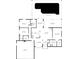 Detailed floor plan showcasing the layout of the home, including bedrooms, living spaces, and outdoor areas at 8402 Lake Hill Ct, Spring Hill, FL 34608