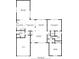 Detailed floor plan showcasing the layout and dimensions of the home's rooms and features at 10111 Glen Moor Ln, Port Richey, FL 34668