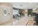 Foyer featuring tiled flooring and decorative front door at 10301 Nina Ct, New Port Richey, FL 34654