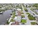 A residential area with canal access featuring boat docks and convenient street access at 12637 2Nd Isle, Hudson, FL 34667