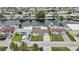 Aerial view of canal-front homes with boat docks and lush landscaping in a waterfront community at 12637 2Nd Isle, Hudson, FL 34667